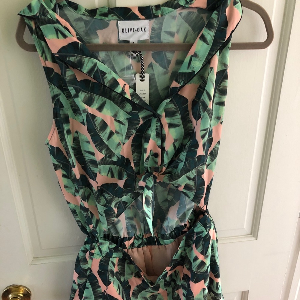 Romper one piece exposed belly